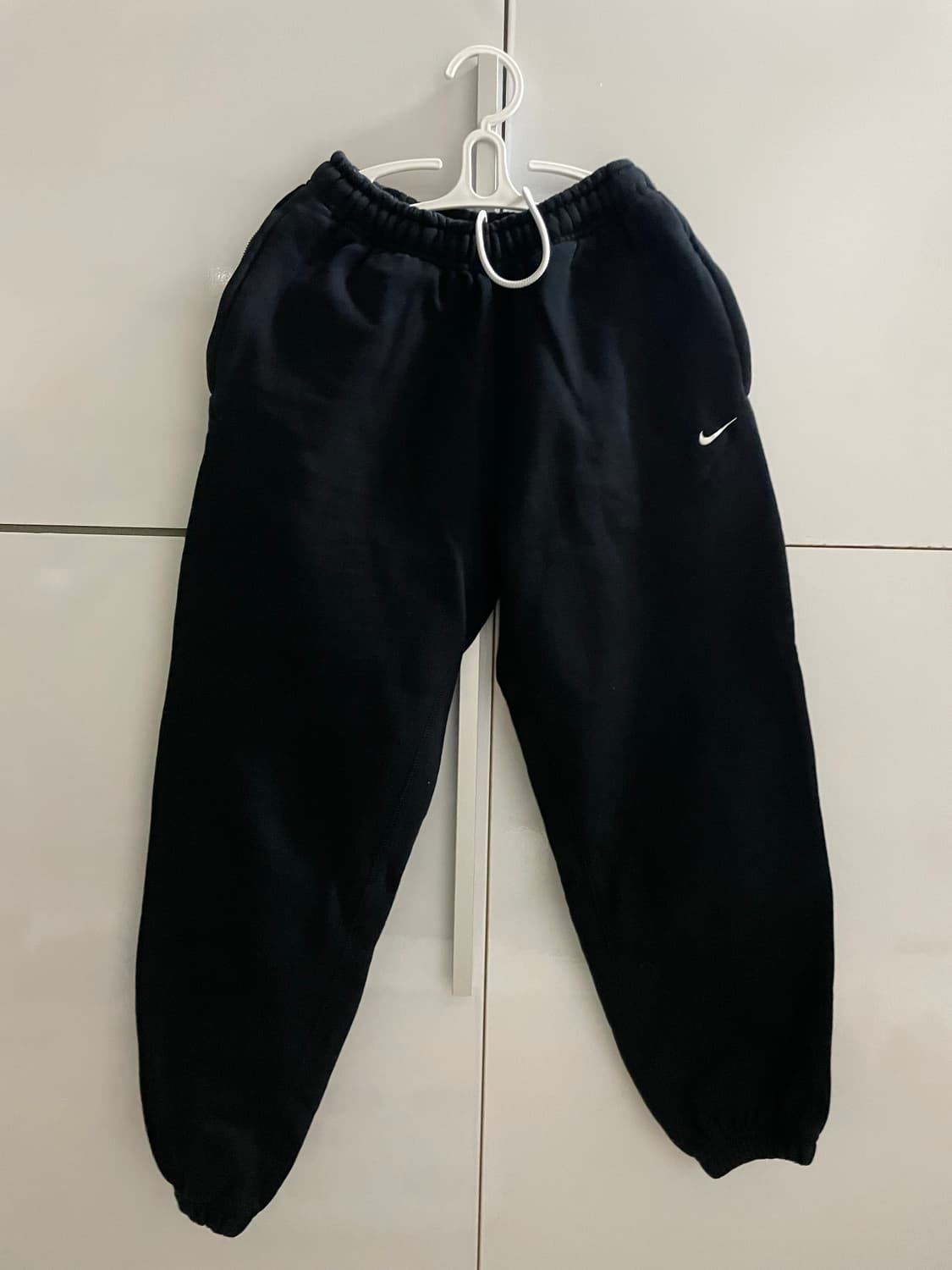 우먼스 나이키 nrg 솔로 스우시 플리스 팬츠 블랙 s 상품이미지1