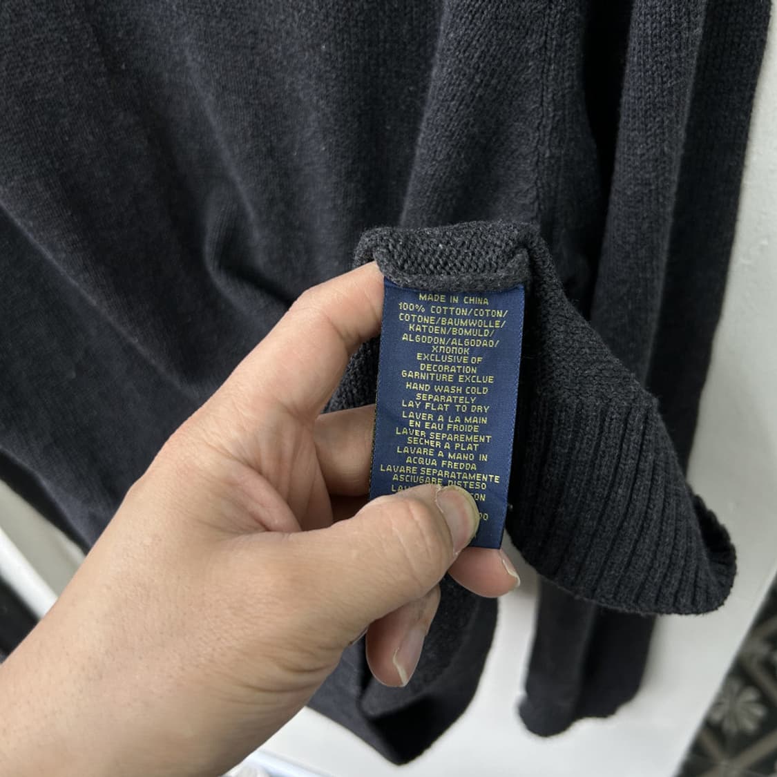 16179 - 폴로 랄프로렌 차콜 니트 상품이미지4