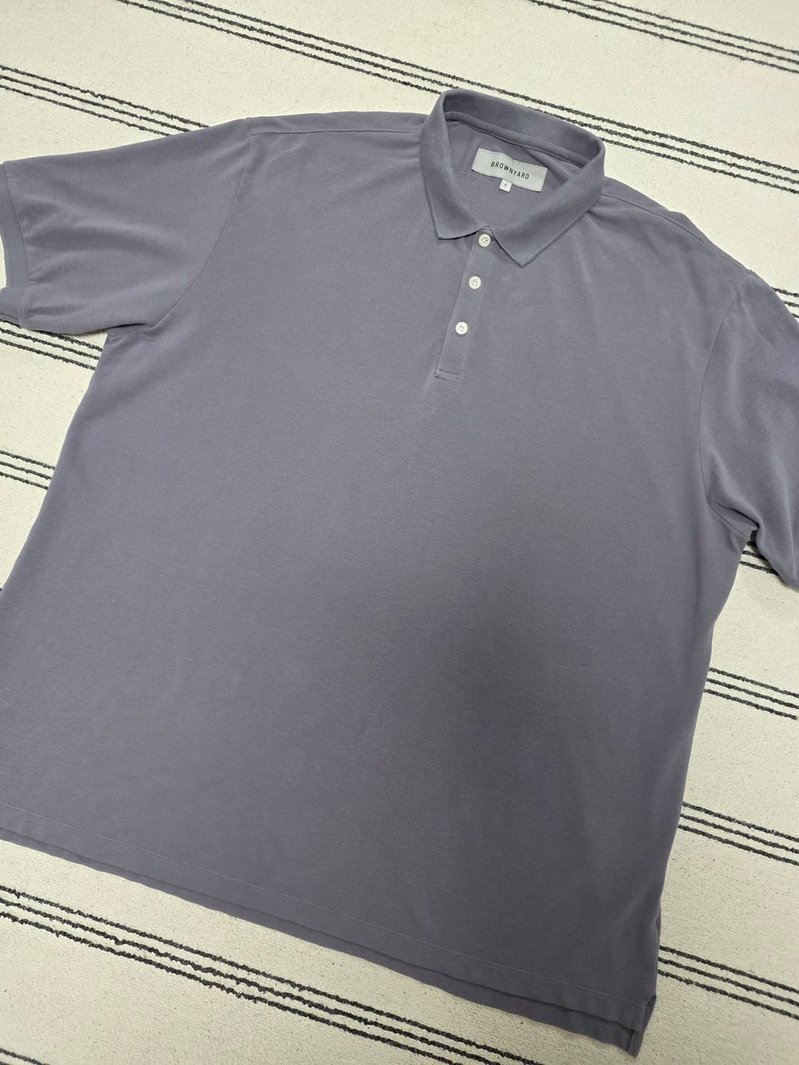 브라운야드 Vintage Cotton Pique Shirt 팝니다 상품이미지3