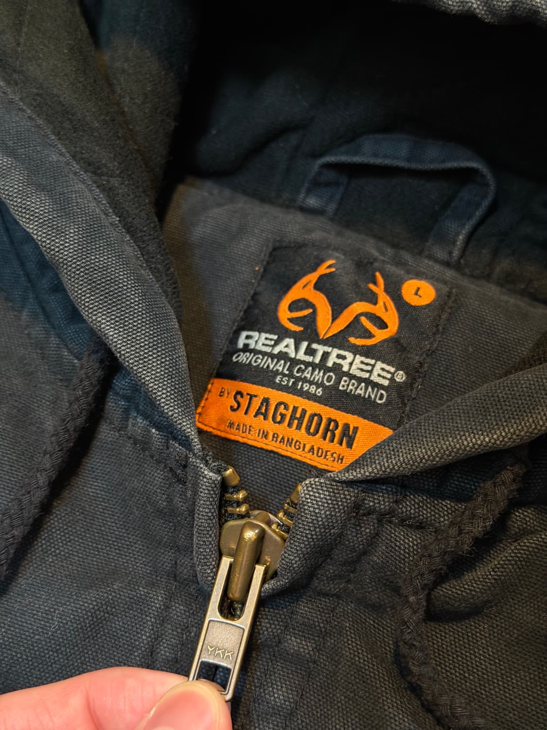 00s 리얼트리 사각패치 액티브 워크자켓 블랙 상품이미지4