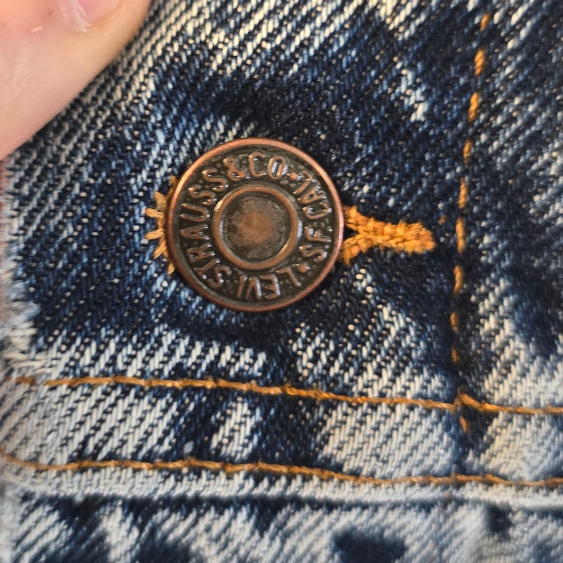 리바이스 Levi’s 데님 자켓 애시드 워시 빈티지 상품이미지4