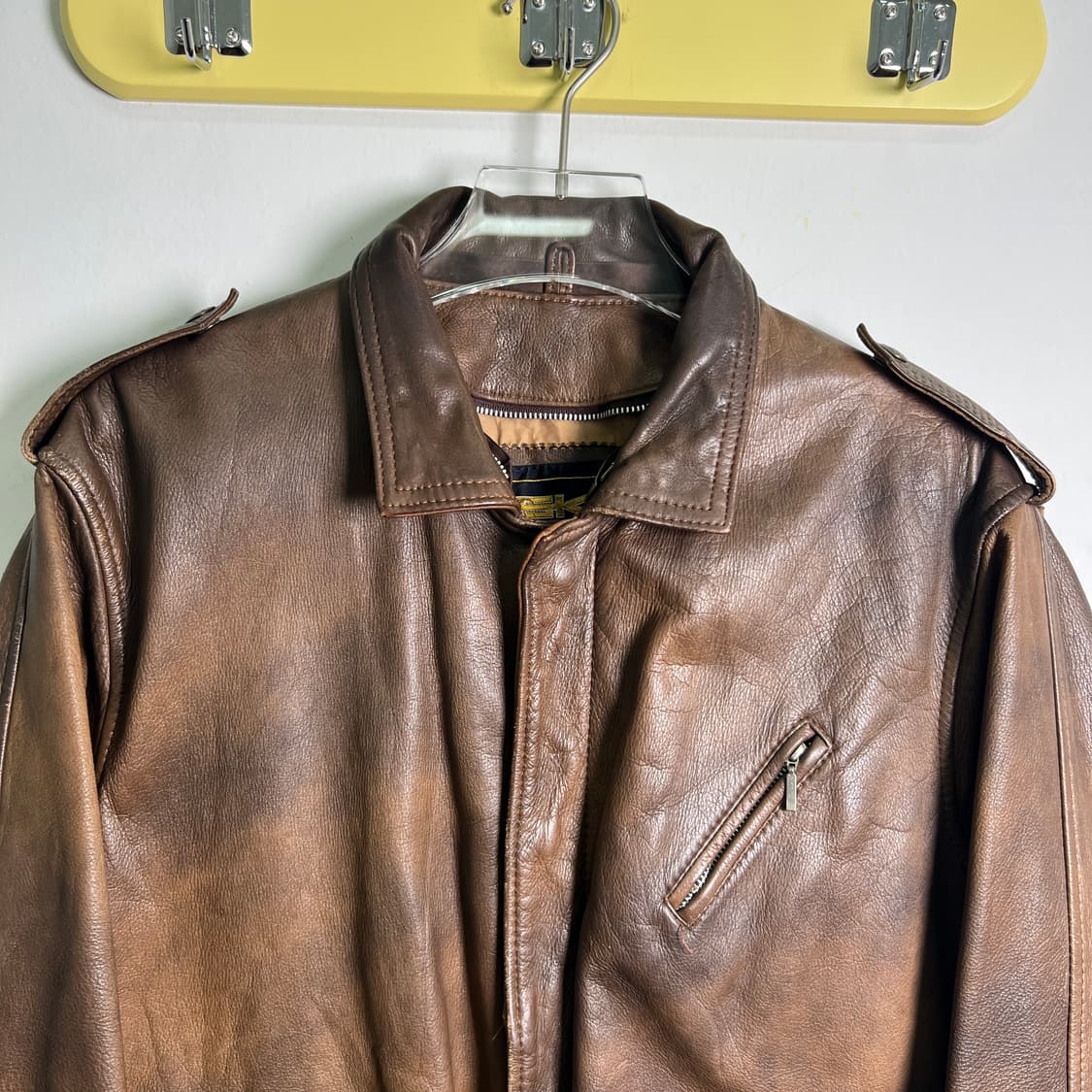 VTG 빈티지 A-2 레더 플라이트 자켓 L 상품이미지4