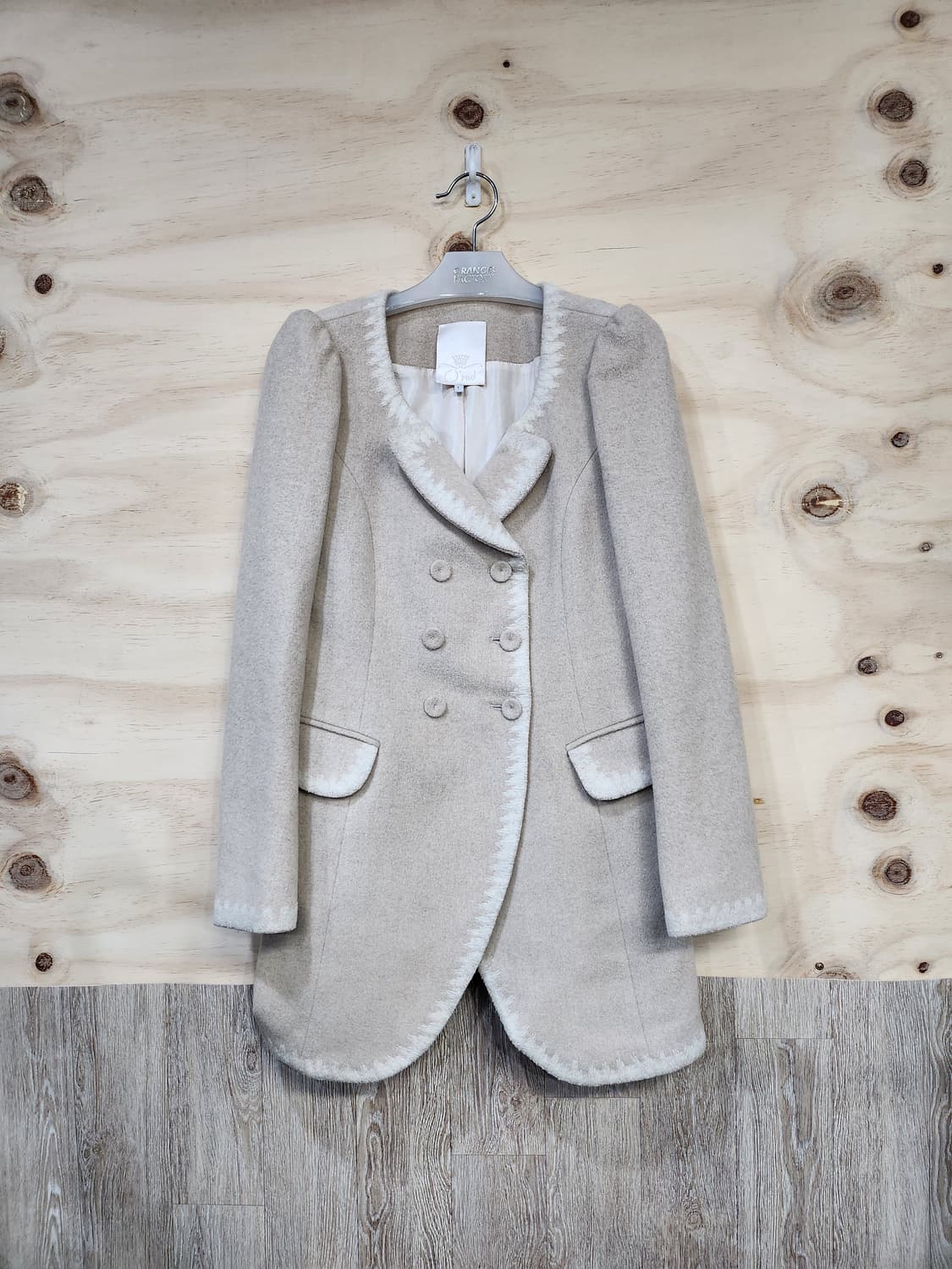 1024) O'2nd 더블 버튼 코트 상품이미지1