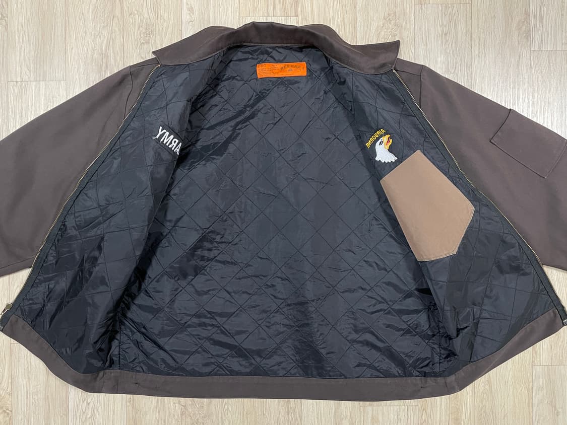 105) 90's 레드캡 미군 에어본 리얼 엔지니어 자켓 상품이미지5