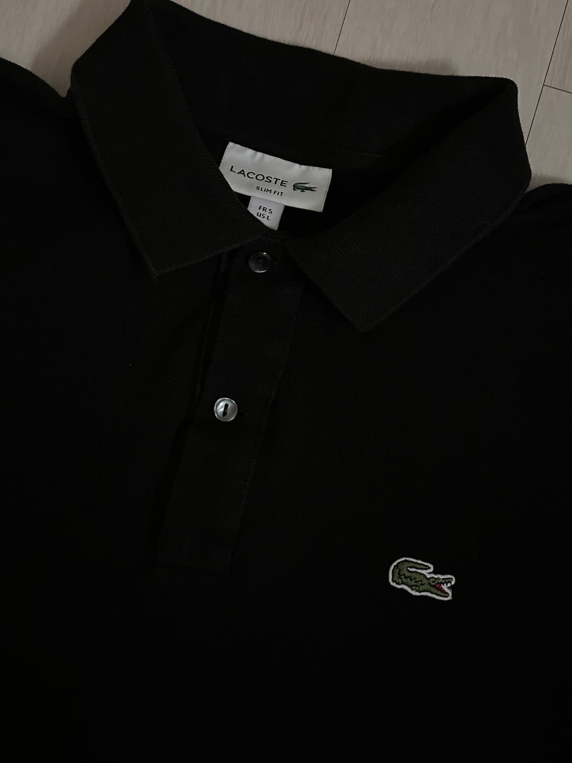 라코스테 네이비 폴로티 슬림핏 M 상품이미지2