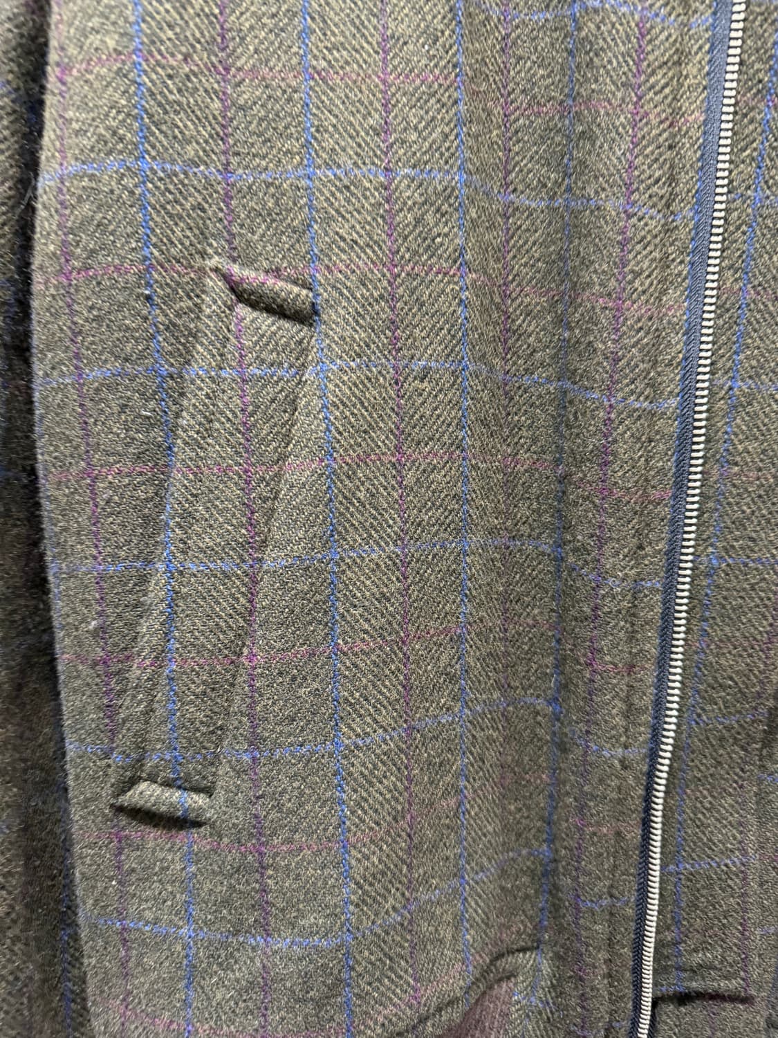 홀리선 메이너 트위드 블루종 / 올리브/ M 상품이미지6