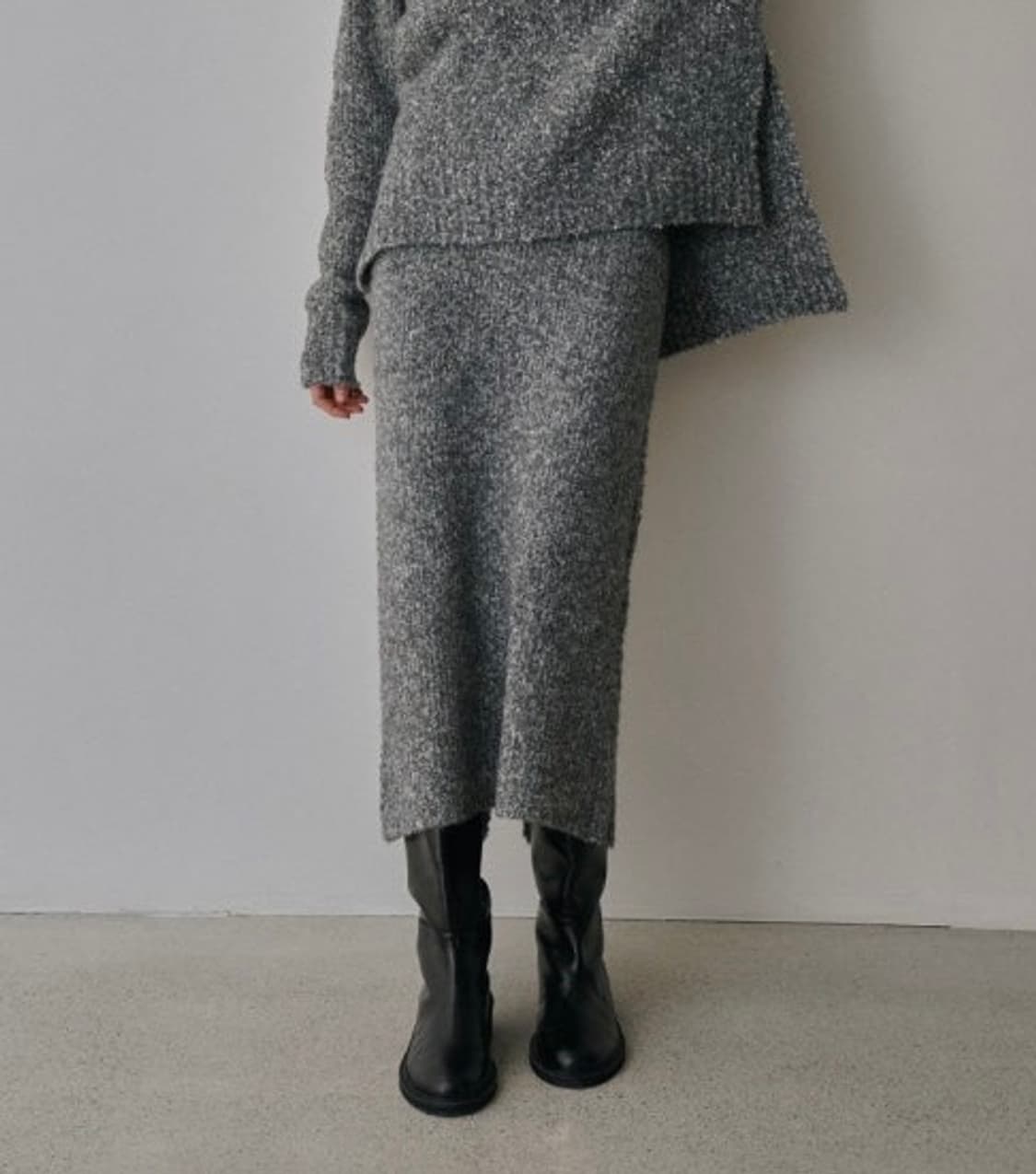 오르 ORR 링구 보카시 슬릿 스커트 상품이미지1