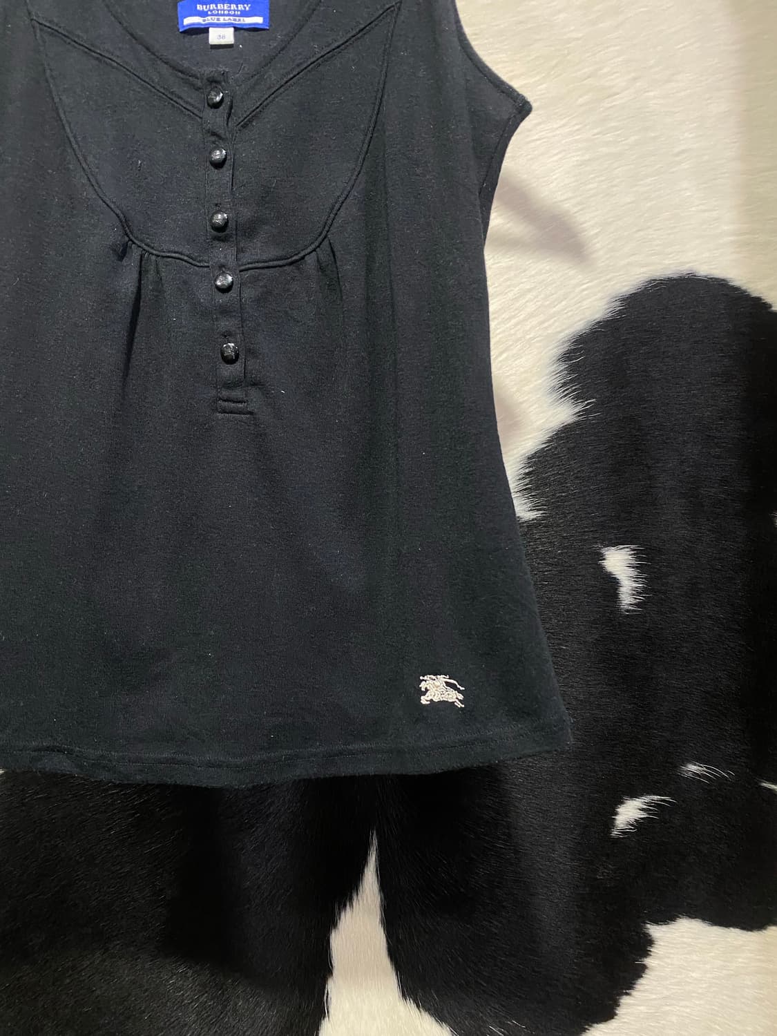 Burberry blue label 체크 홀터넥 나시 상품이미지5