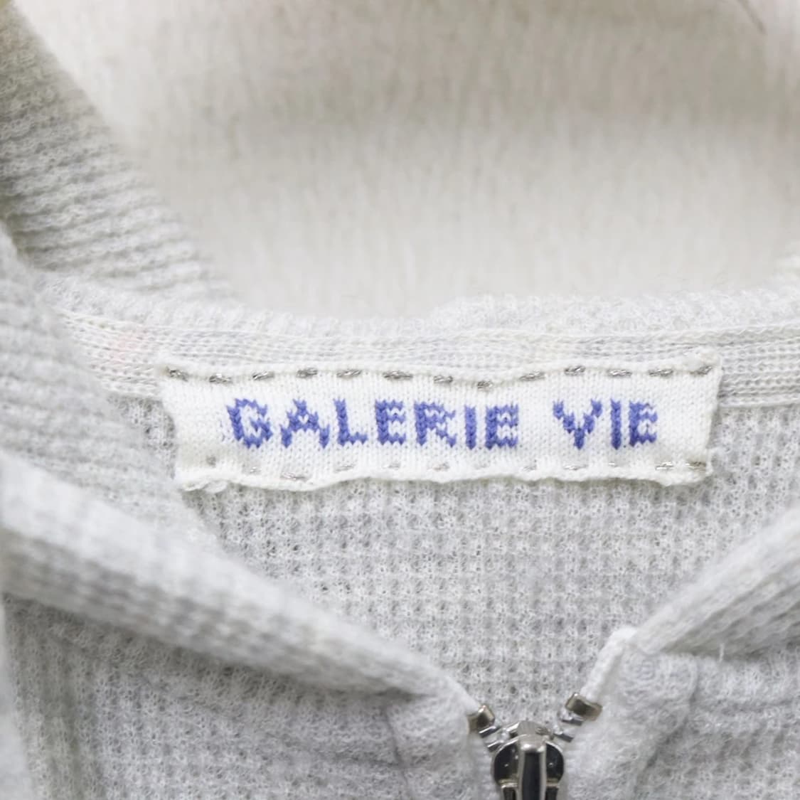 GALERIE VIE 와플 캐시미어 후드 집업 61709 상품이미지7