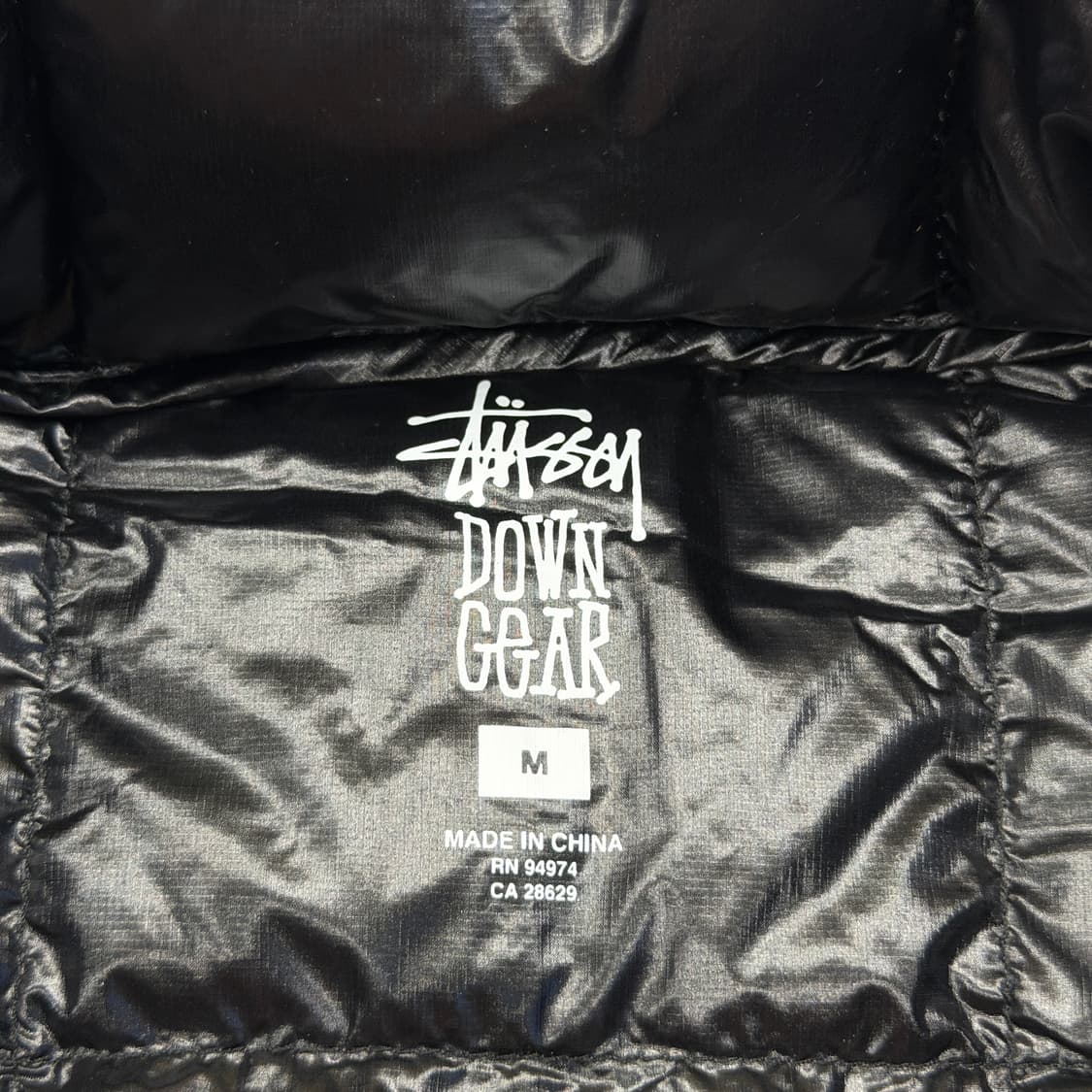 스투시 미드웨이트 퍼퍼 경량패딩 자켓 블랙 M 상품이미지4