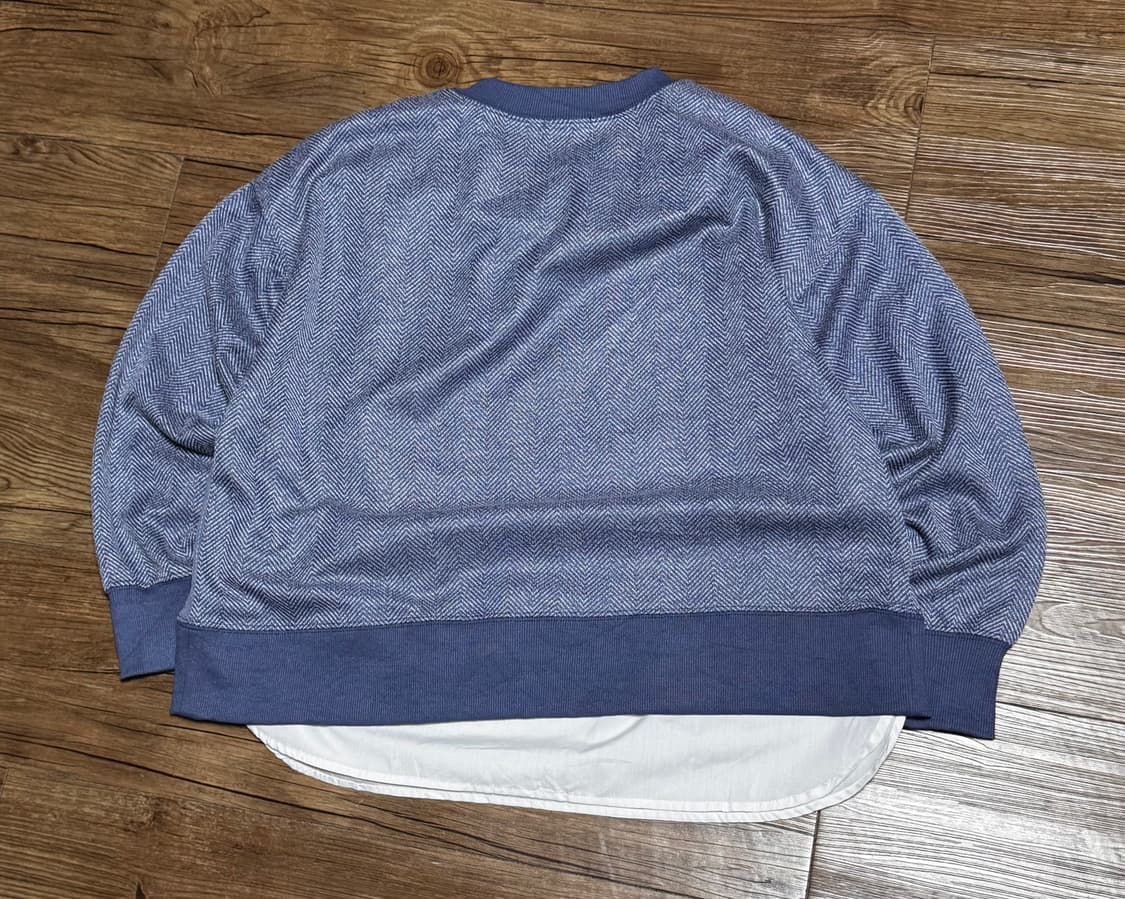 [Free] 빔즈 하트 레이어드 셔츠 맨투맨 상품이미지3