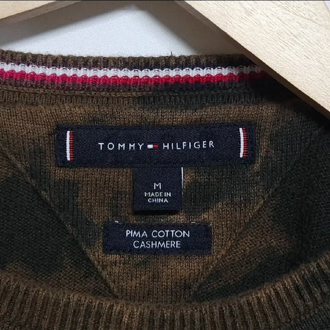 100)TOMMY 타미 타이다이 커스텀 니트 상품이미지5