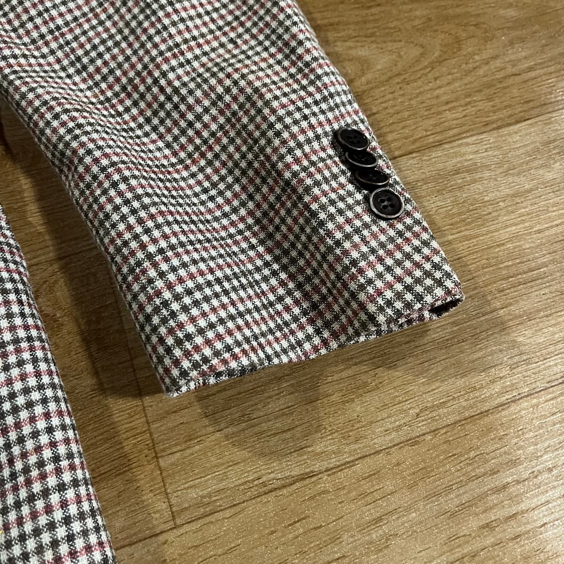 [100] 칸타렐리 건클럽 린넨실크 자켓 상품이미지4