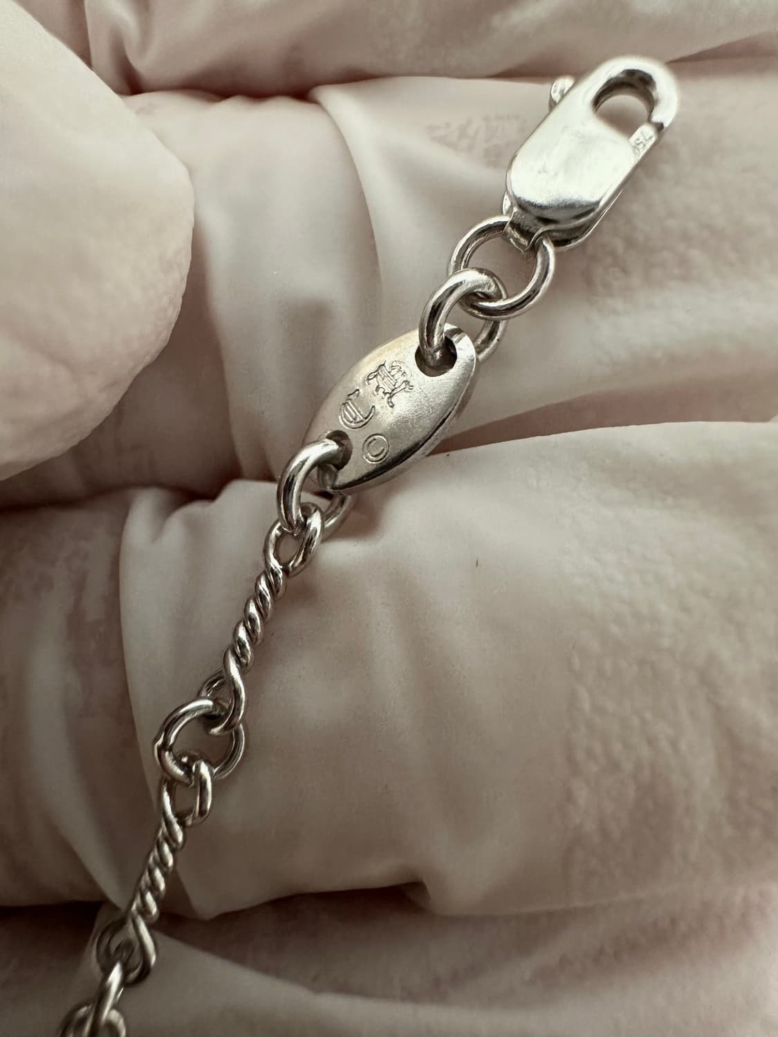 크롬하츠 화이트골드 트위스트체인 18인치 상품이미지3