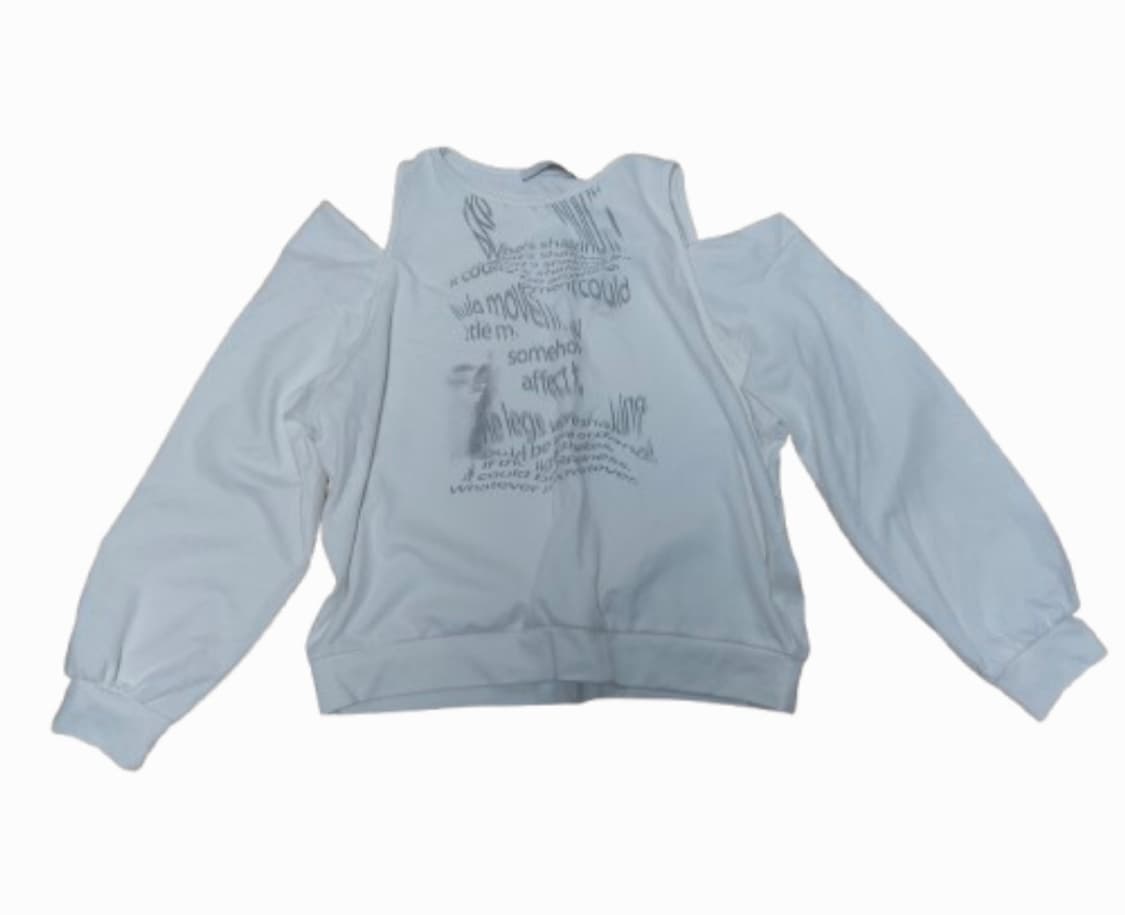 펑크 어깨트임 맨투맨 상품이미지1