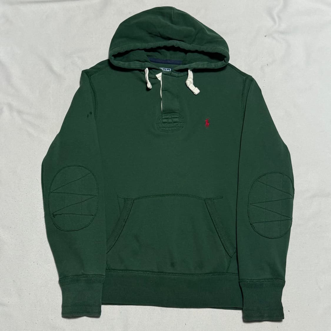 M 폴로랄프로렌 넥버튼 그린 후디 상품이미지2