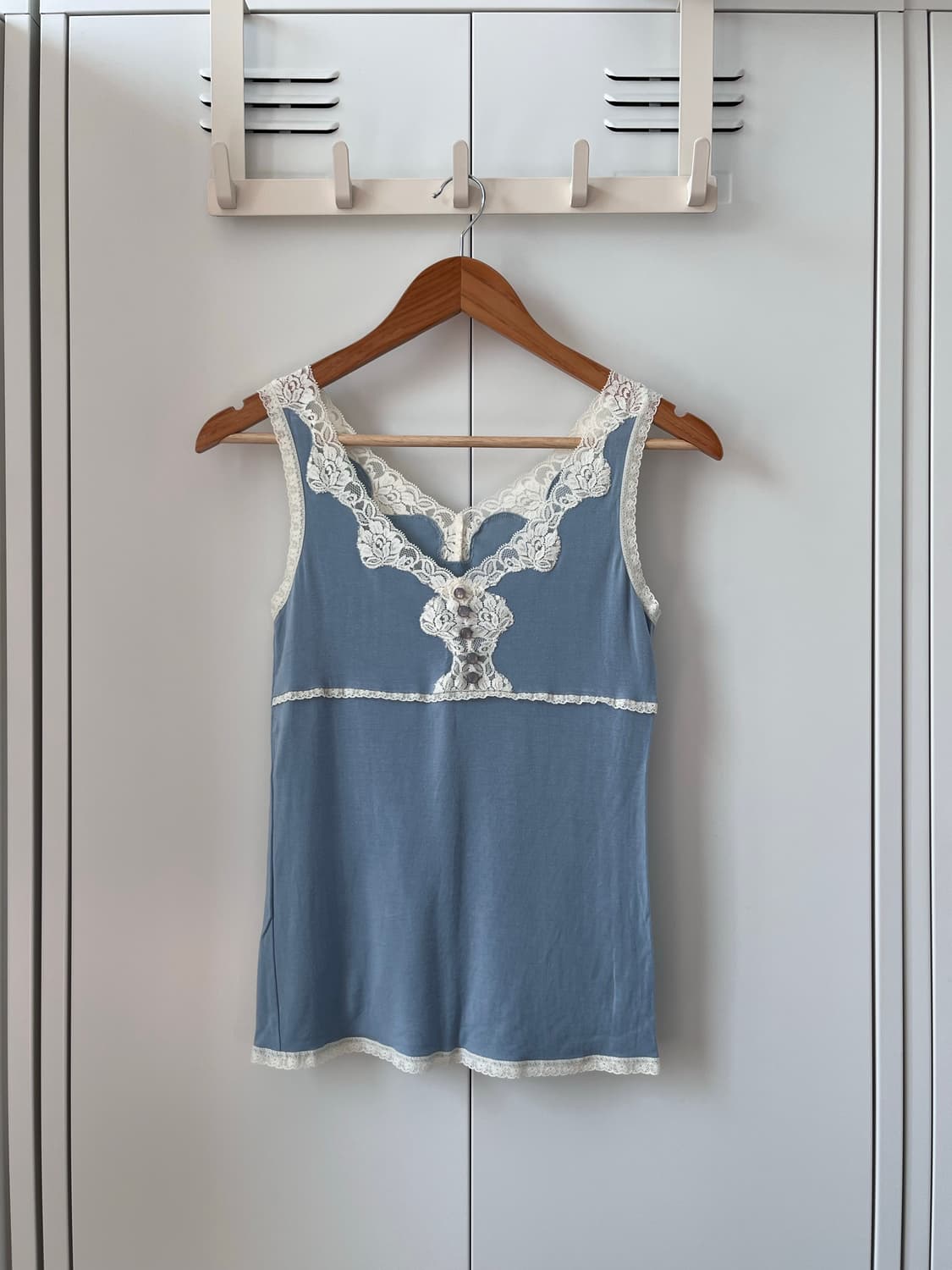 Gaminerie 소라 레이스 버튼 슬리브리스 상품이미지3