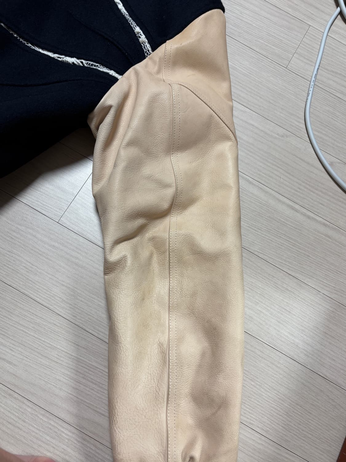 엑슬림 EP.6 03 JACKET 바시티 자켓 네이비 M사이즈  상품이미지5