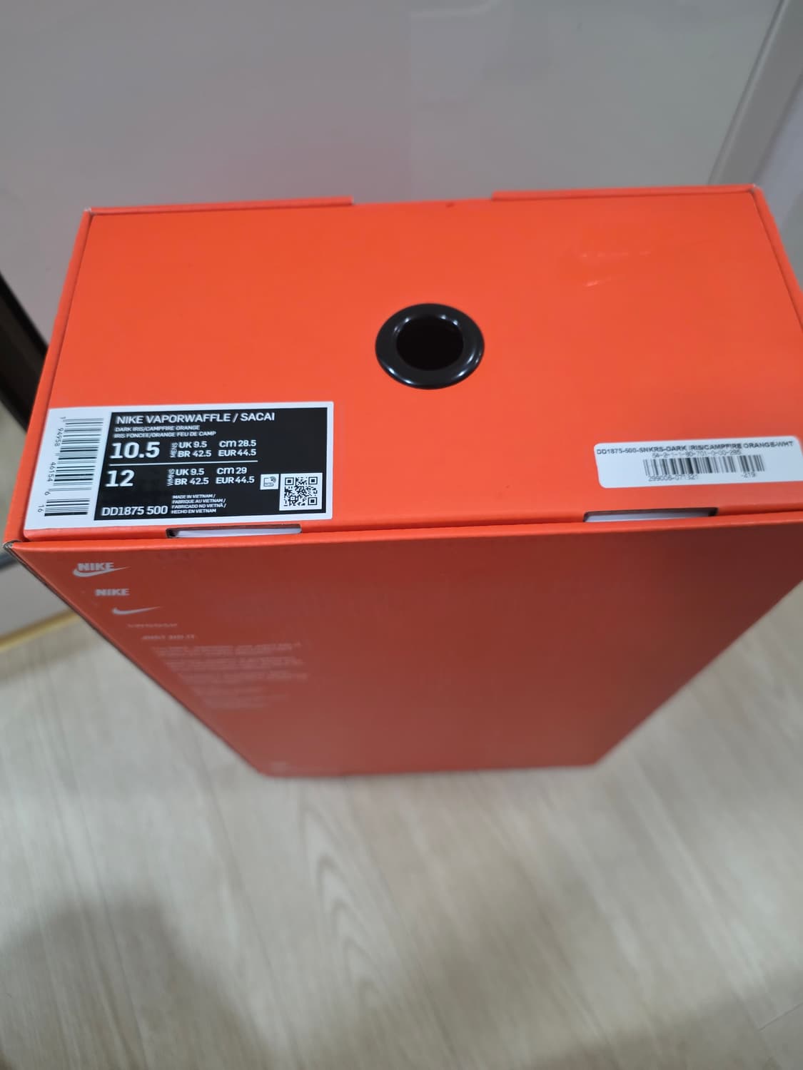 나이키 사카이 베이퍼와플 다크 아이리스 285 나코탭 상품이미지7