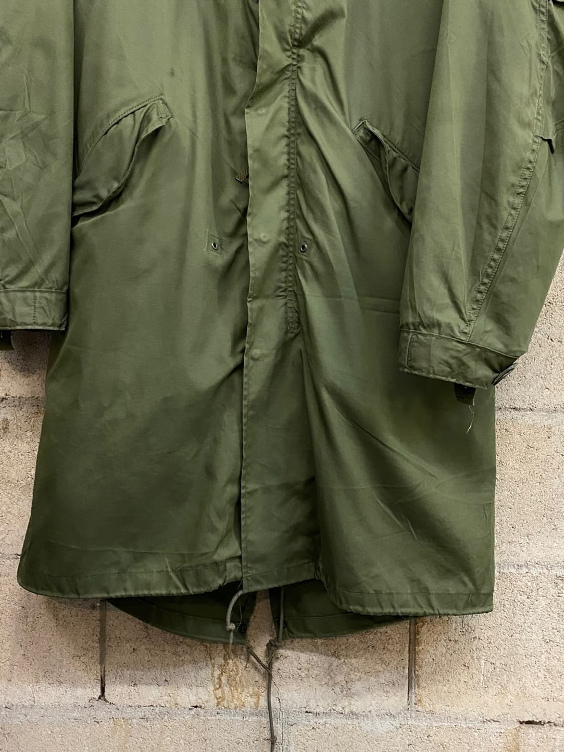 [M] 80s U.S. Army OG M-65 Fishtail Parka 상품이미지5