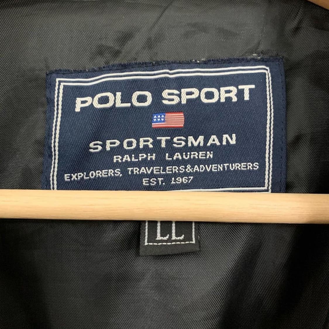 폴로 스포츠 음각 로고 카우레더 블랙 롱가죽자켓 상품이미지5