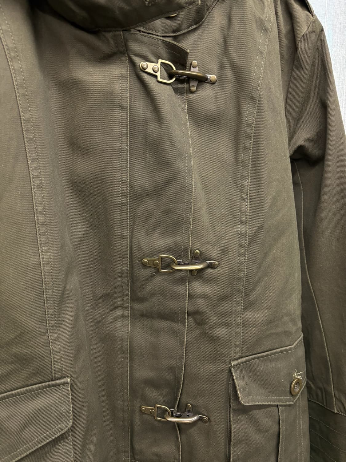 JAPAN 빈티지 파이어맨 버클 야상 자켓 상품이미지4