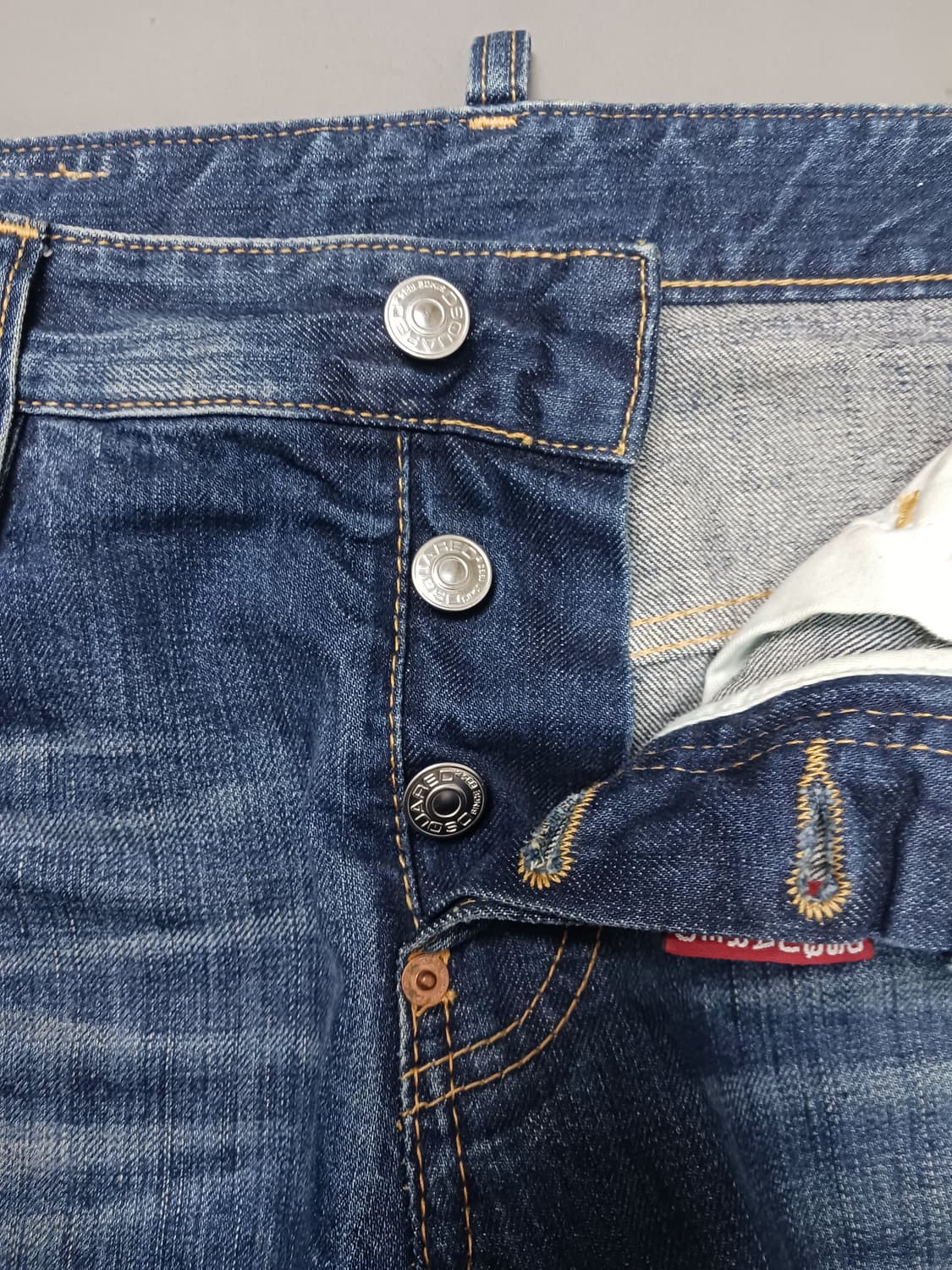 [32] 정품 디스퀘어드2 자수 래터링 케니 트위스트진 청바지 상품이미지7