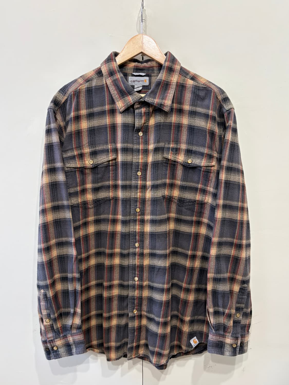 칼하트 플란넬 체크 셔츠 상품이미지1