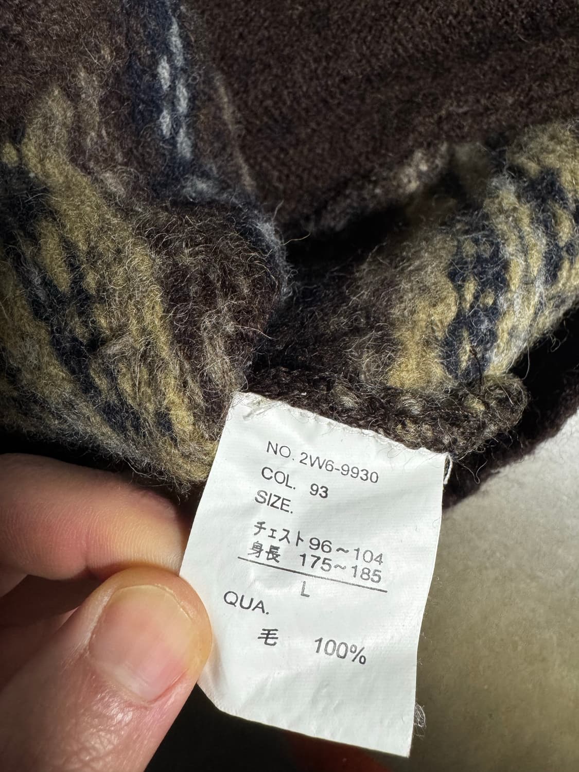 90‘s Woolrich Nordic Wool Cardigan 상품이미지7