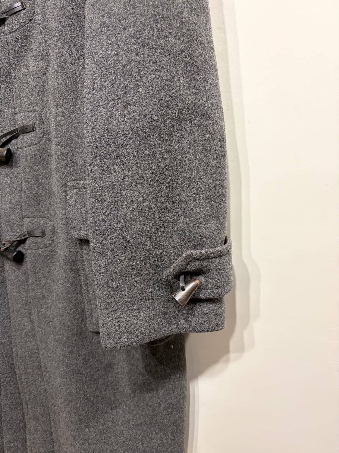 90's 버버리 울 더플 코트 상품이미지2