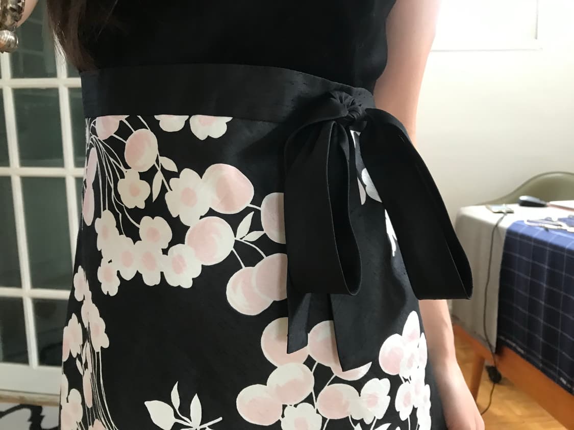 vintage velvet pattern one-piece 상품이미지4