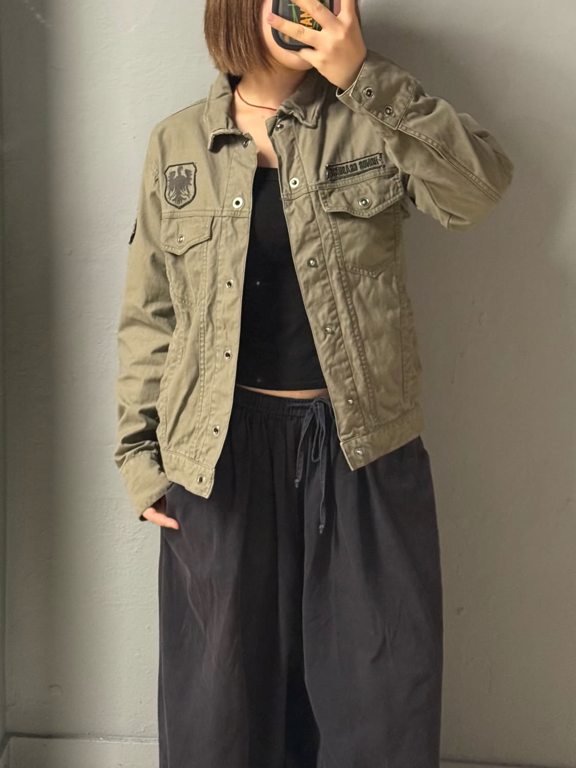 patch detail trucker jacket 상품이미지4