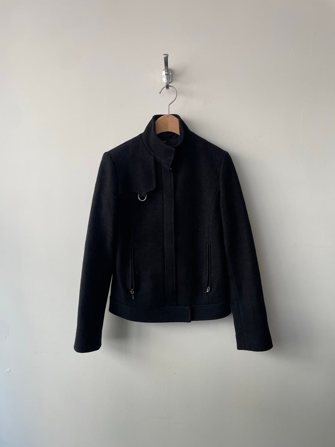 vintage high neck boucle wool jacket 상품이미지1