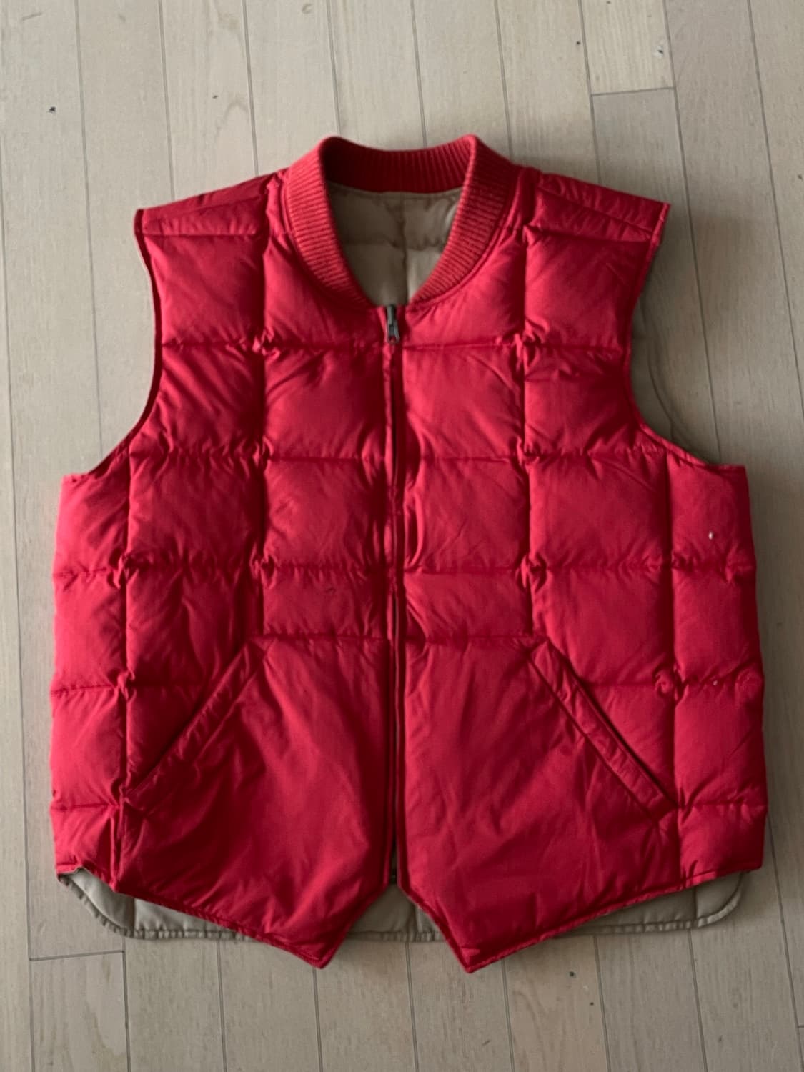 빈티지 에디바우어 다운 베스트 상품이미지2