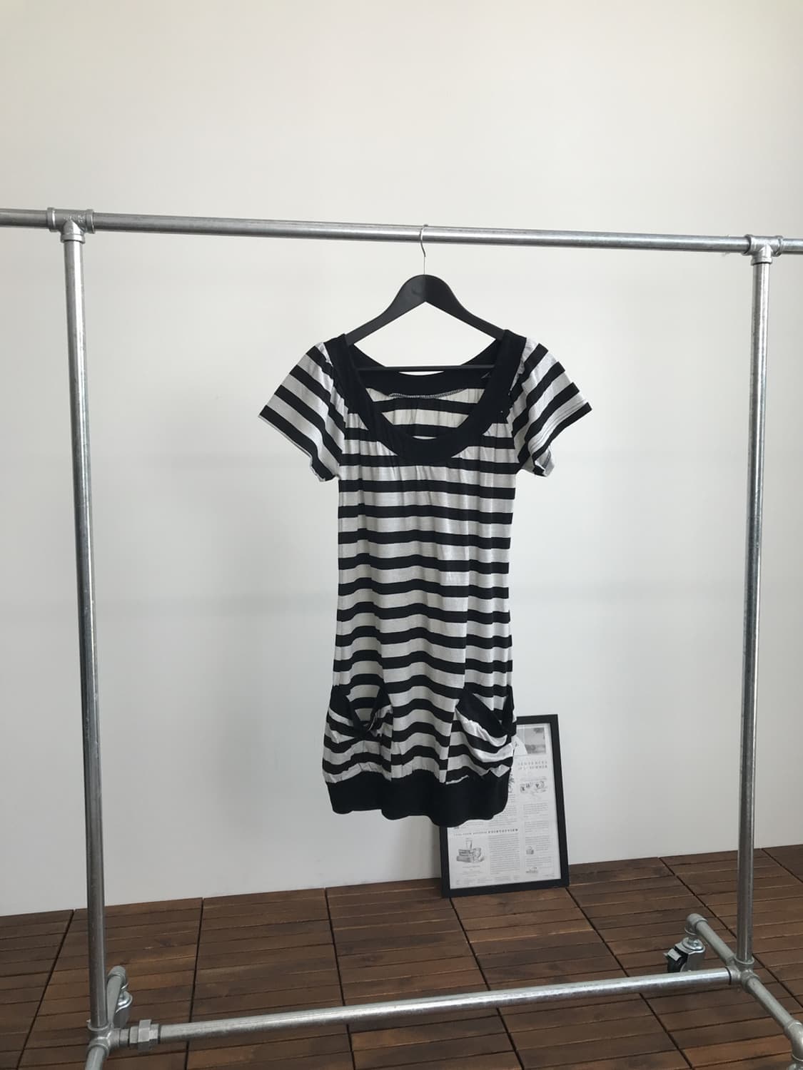 Jpn Y2k Striped Mini Onepiece 상품이미지4