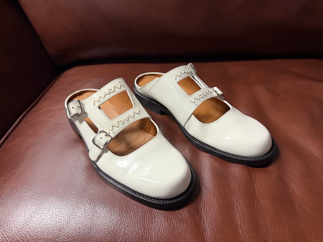 marni white leather bambi 3.0 loafer 상품이미지5