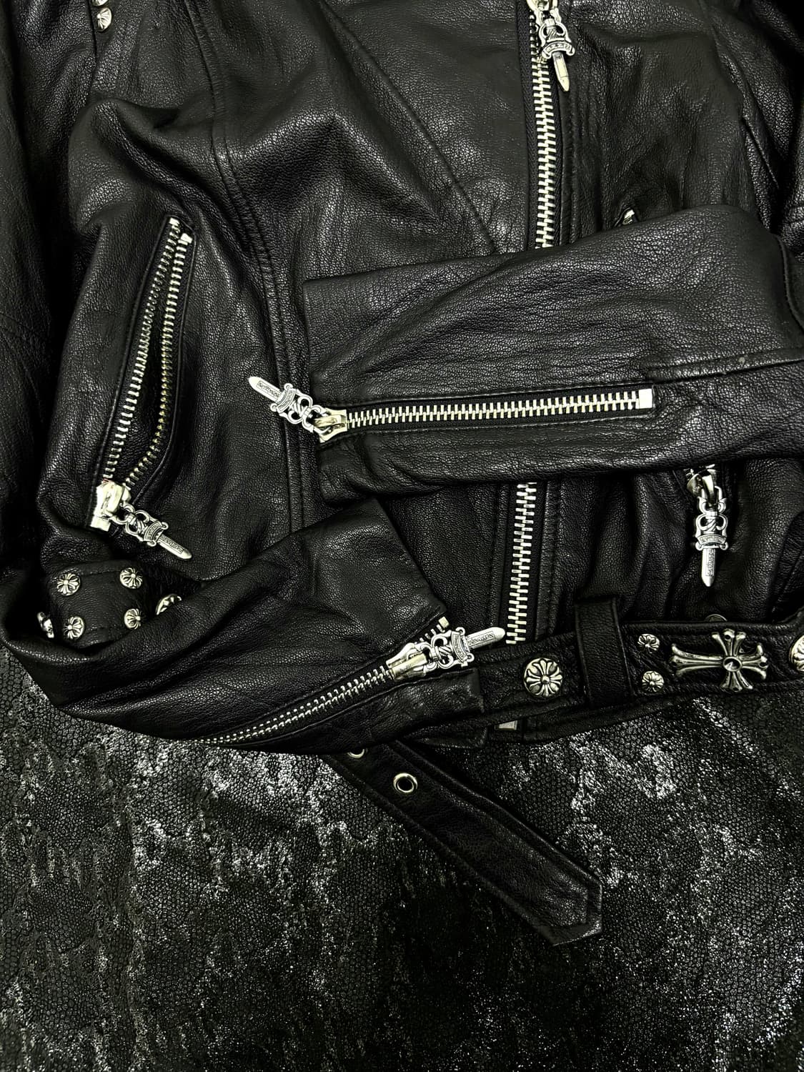  00’s Archive Cross Patch Side Zipper De 상품이미지3