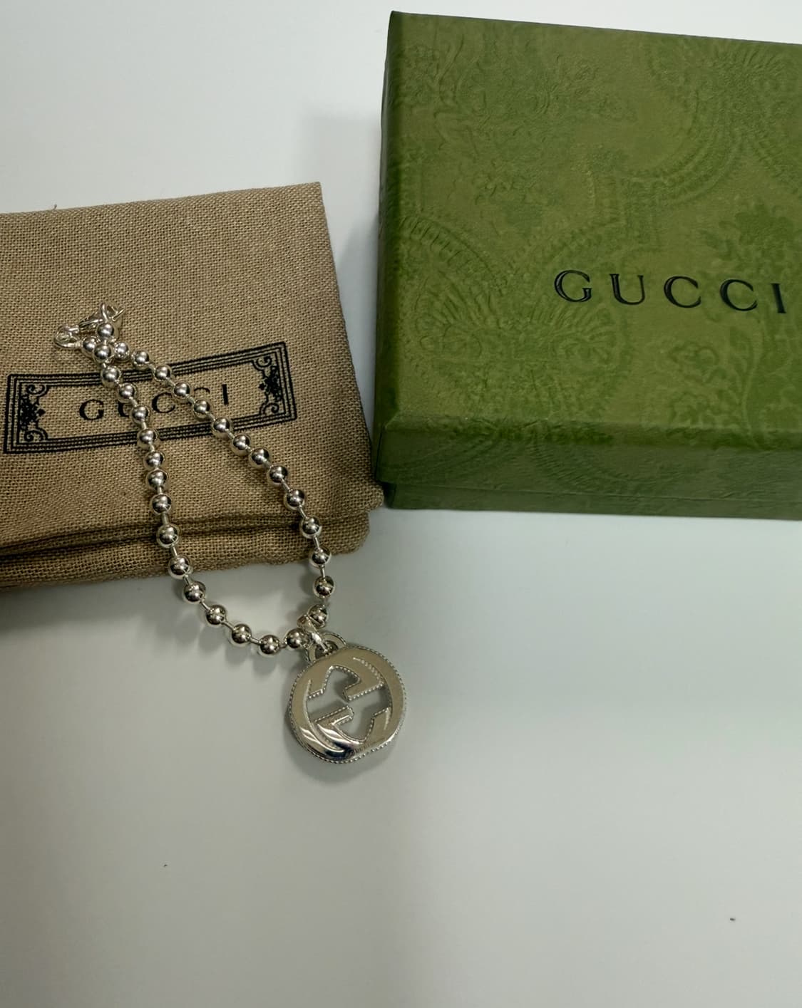 구찌 실버 팔찌 정품 새상품 상품이미지1