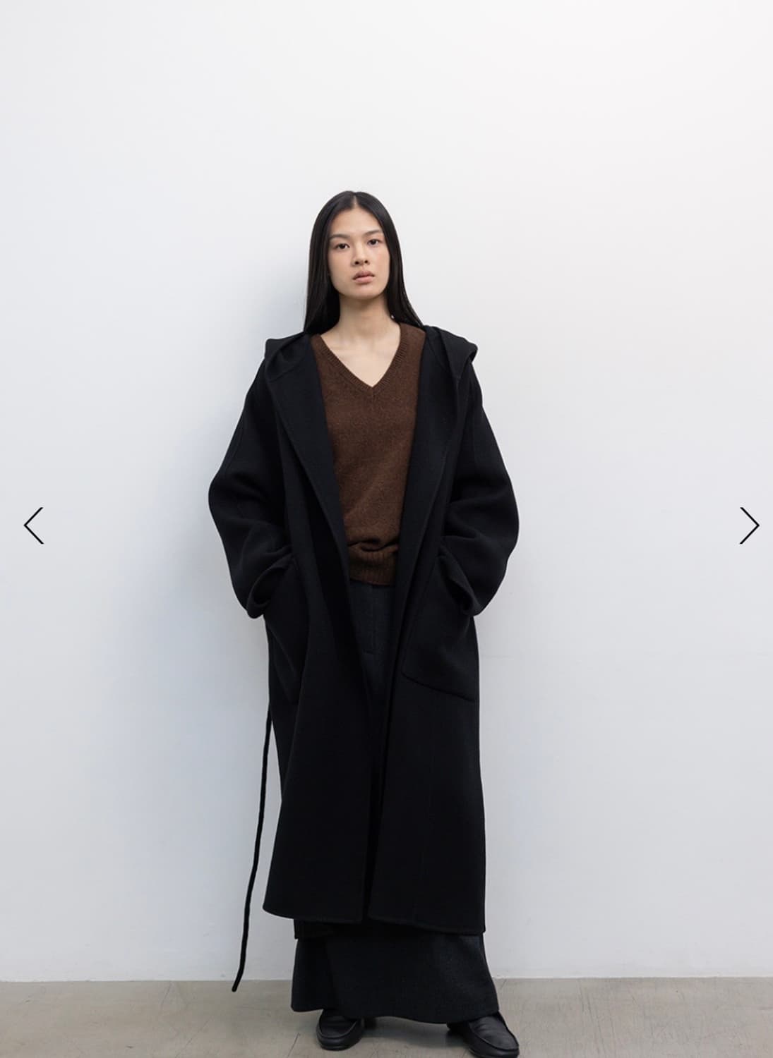 (급처/새상품) 르917  HANDMADE HOODED LONG COAT 상품이미지1