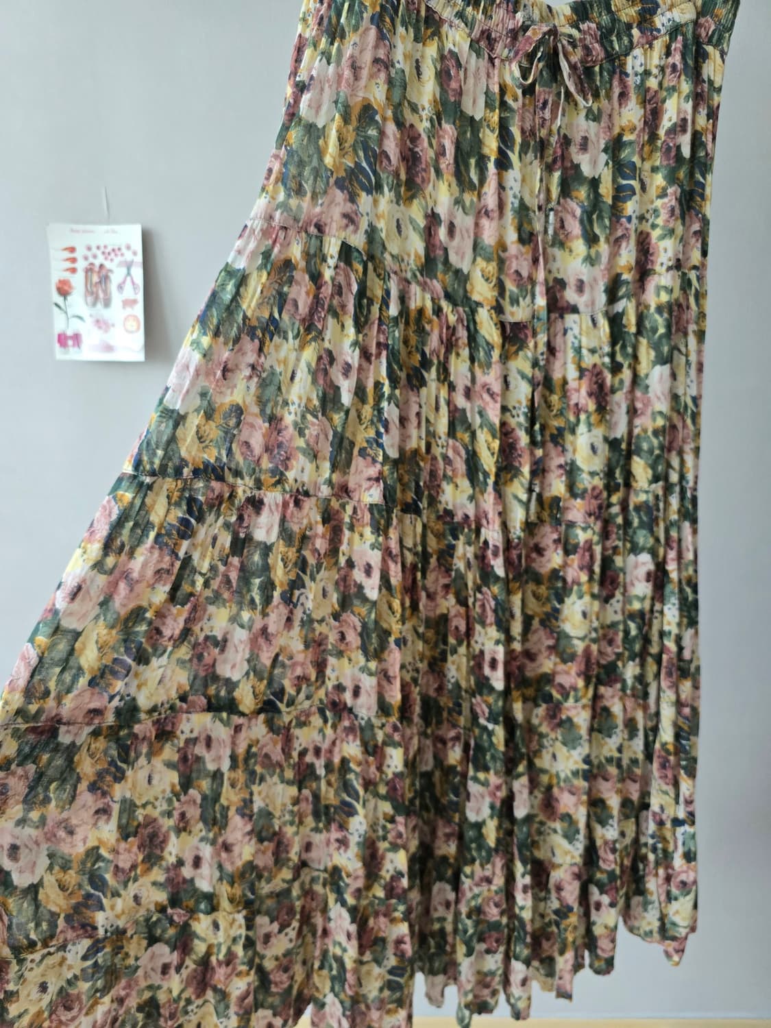 Vintage 플라워 Tiered Skirt 상품이미지4