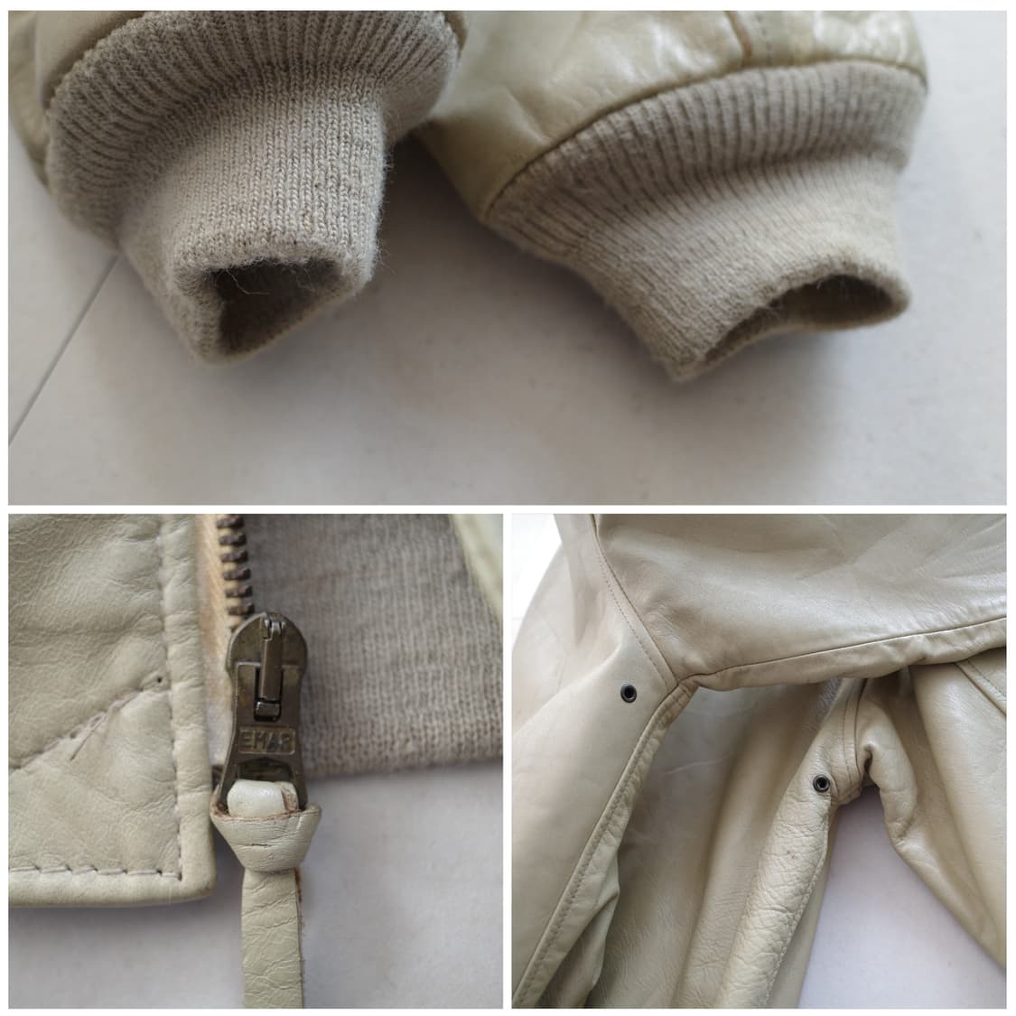 80s 아비렉스 말가죽 A-2 가죽 자켓 MADE IN USA 상품이미지6