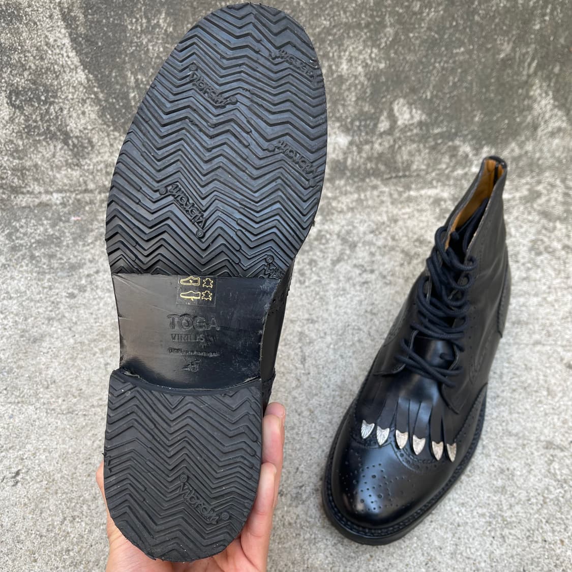 [43] Toga Virilis 프린지 앵클 부츠 (275) 상품이미지8