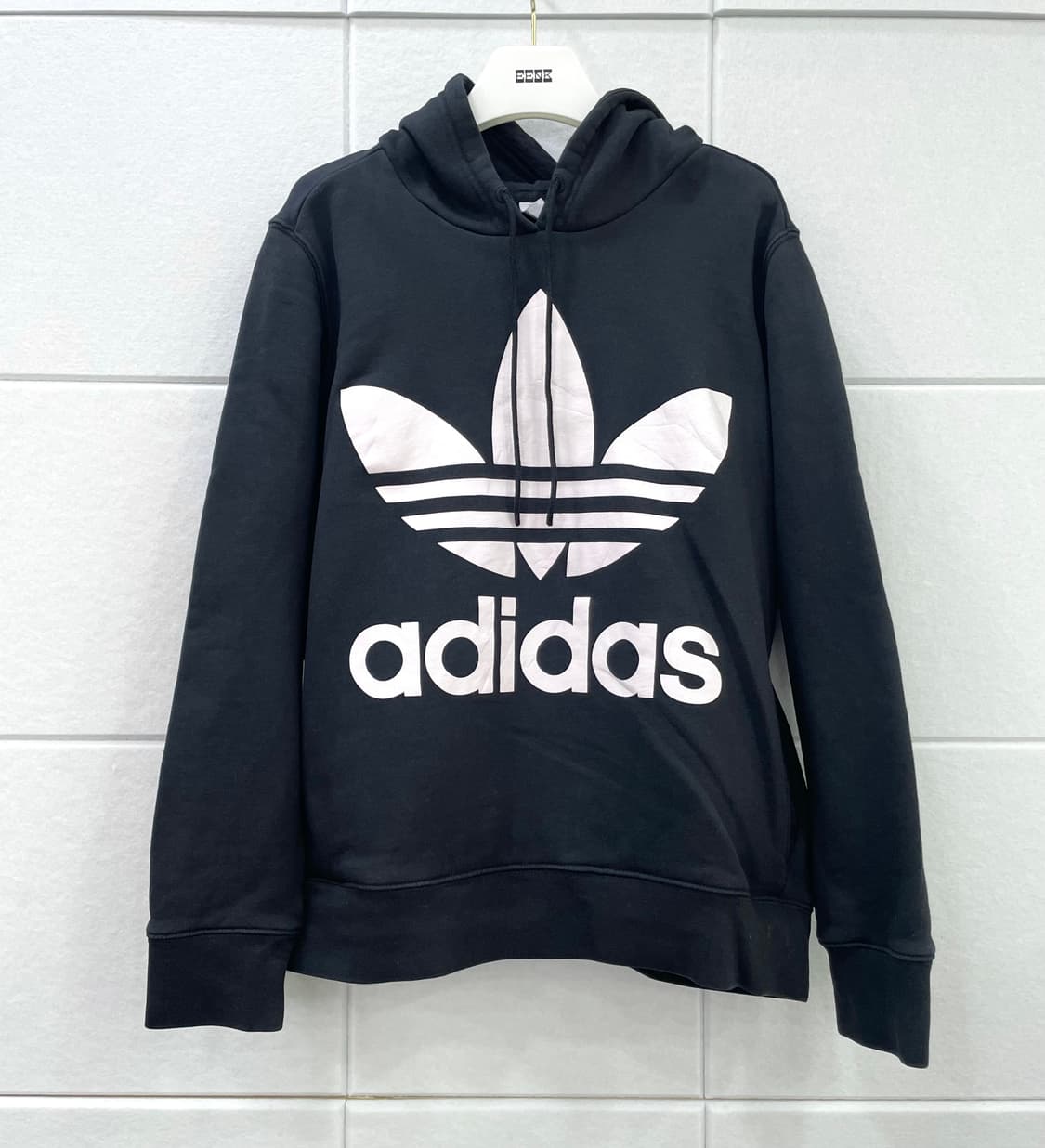 아디다스 로고 후드티 블랙 [L] 상품이미지1