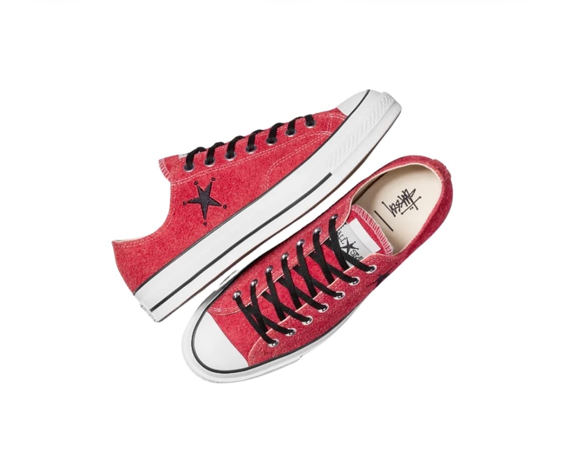 컨버스 x 스투시 척 70 로우 포피 레드 상품이미지1