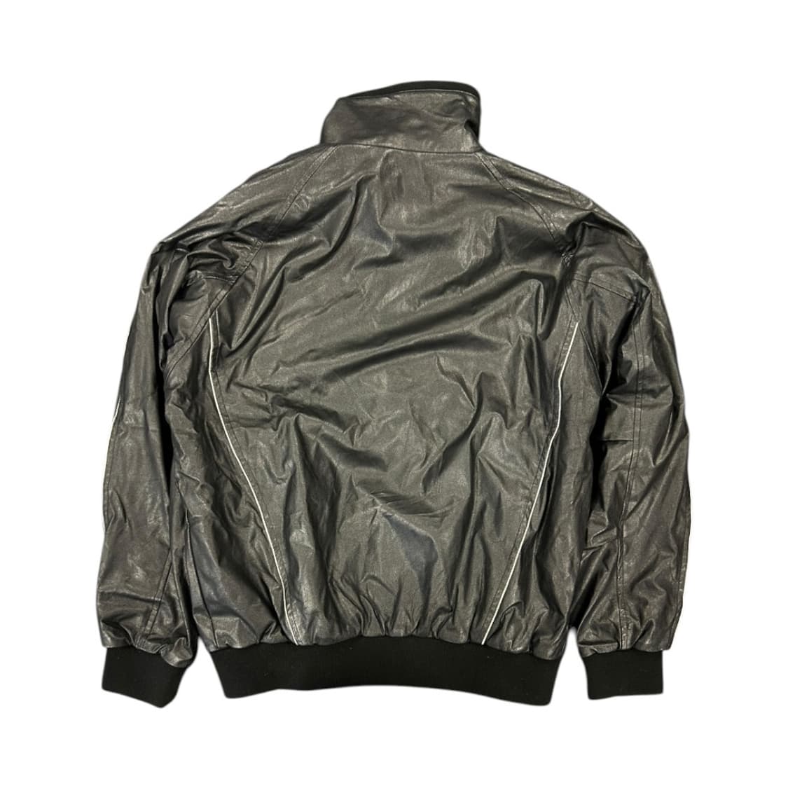 XL) 빈티지 JPN 제트 블랙 베이스볼 클럽 레더 점퍼 OJ-047 상품이미지6