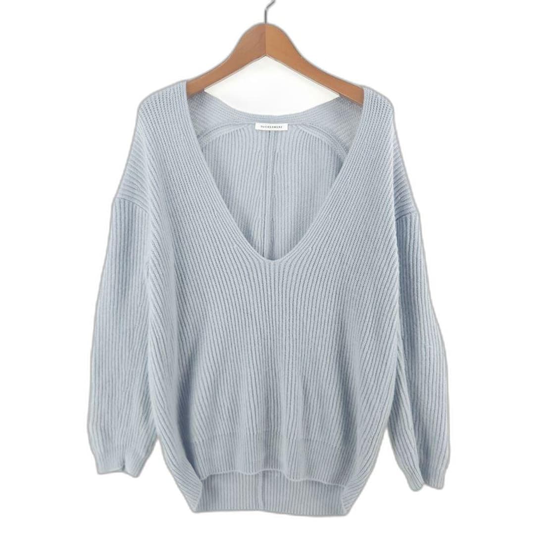 [여90(F)]더캐시미어 브이넥 캐시미어 니트[Y62-025] 상품이미지1