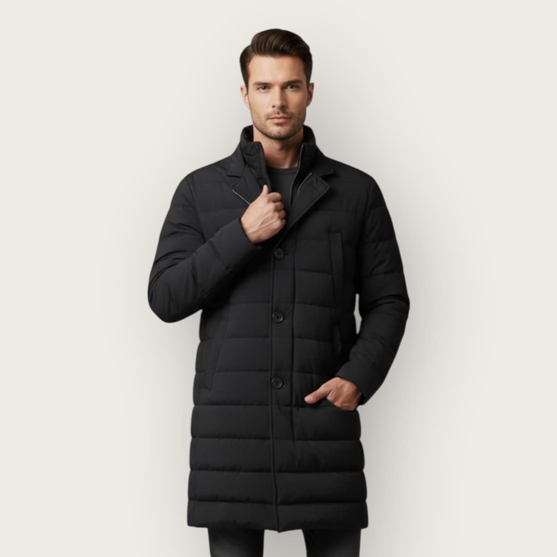 48/ 에르노 일 카포토 이중레이어 구스패딩 상품이미지1