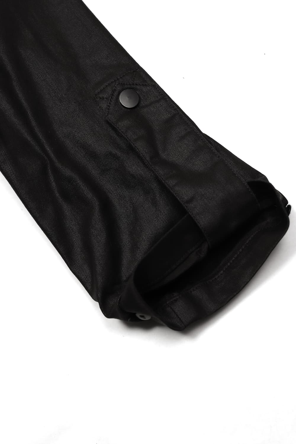 ANNA SUI 블랙 코팅 데님 코트 women 90/66 상품이미지8