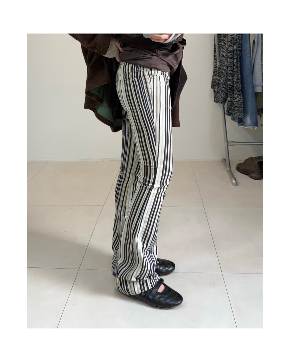 빈티지 스트라이프 팬츠 상품이미지5