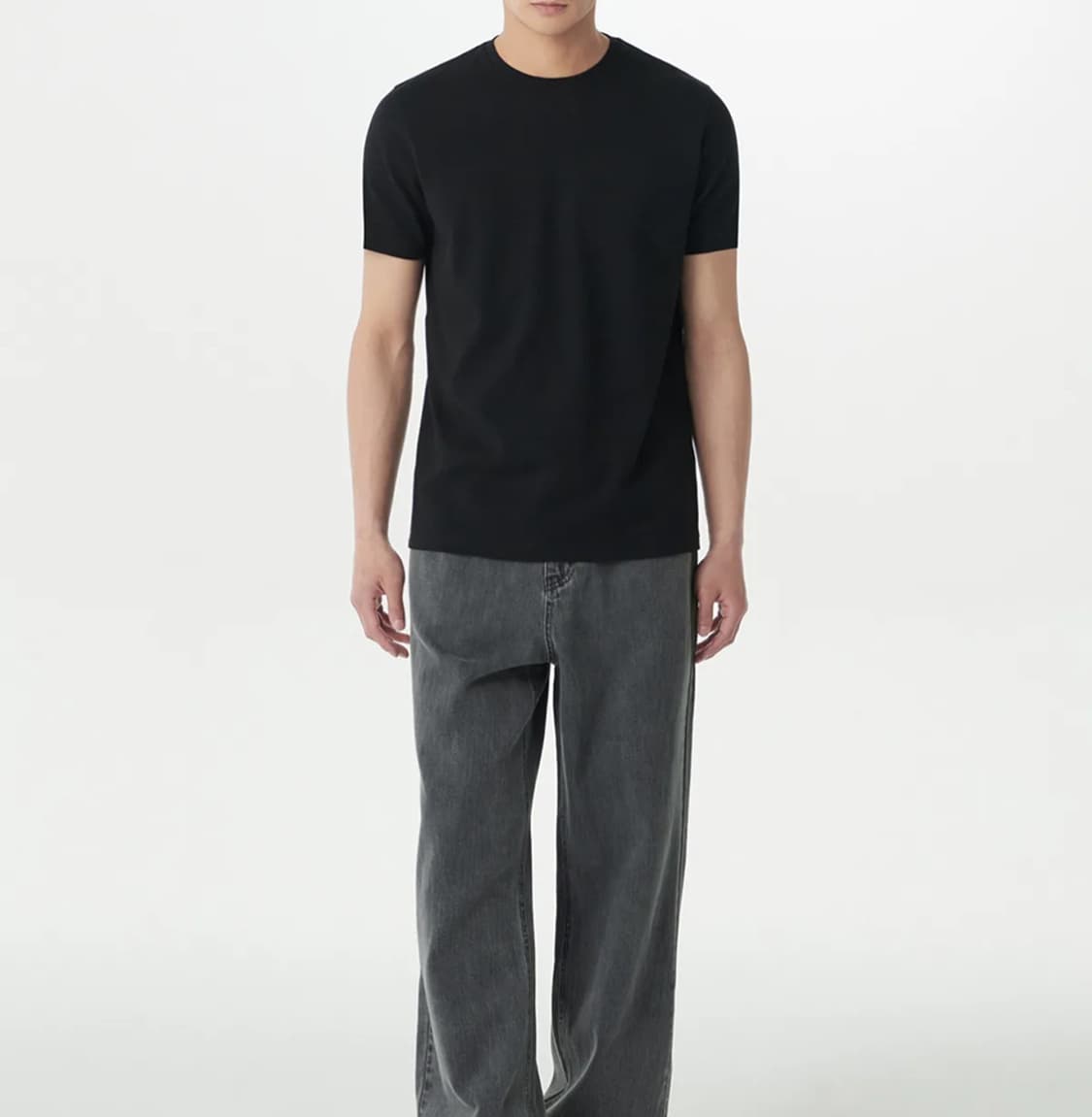 무신사 스탠다드 머슬핏 반팔티 상품이미지2